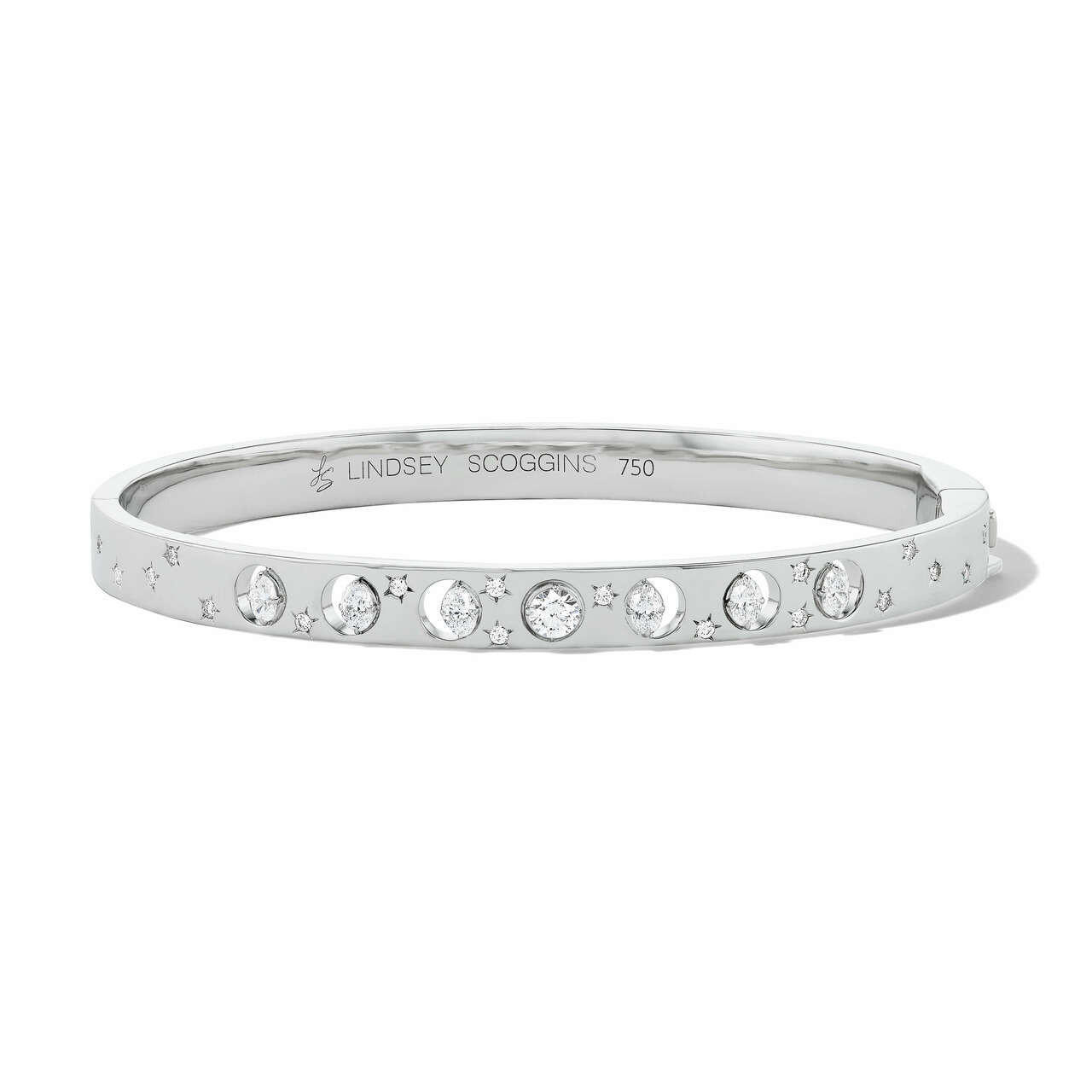 Kate Spade New York Skinny Bow Hinged Bangle Bracelet - Silver-Tone Metal  Bangle, Bracelets - WKA345993 | The RealReal