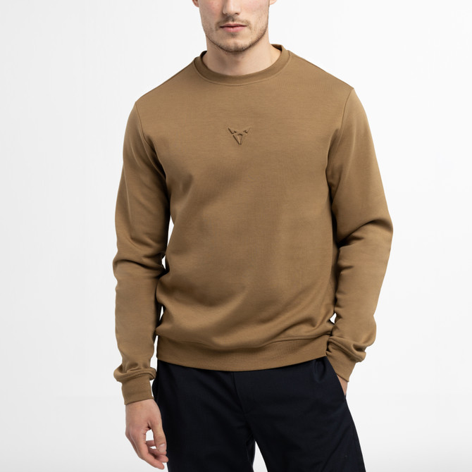 Crewneck Sweatshirt – Standard brown model