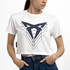 Big Logo T-Shirt – Crop Top white model