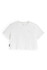 Embossed T-Shirt – Crop Top white