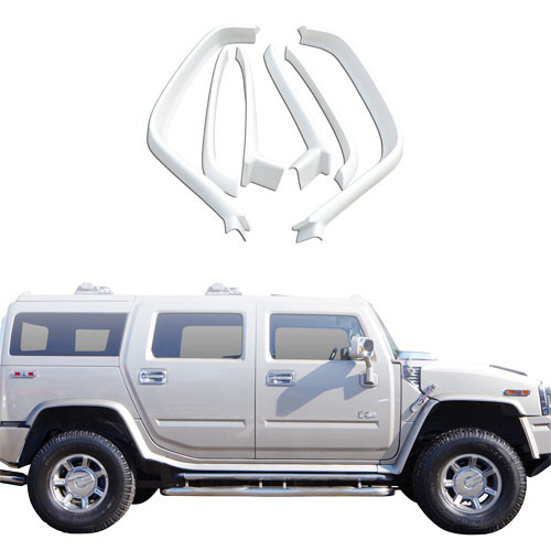 ModeloDrive FRP BNW Fender Flares Set > Hummer H2 2003-2009