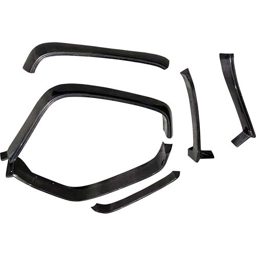 ModeloDrive Carbon Fiber BNW Fender Flares Set > Hummer H2 2003-2009