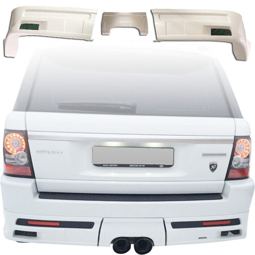 ModeloDrive FRP HAMA Rear Lip Valance 3pc > Land Rover Range Rover Sport 2010-2013