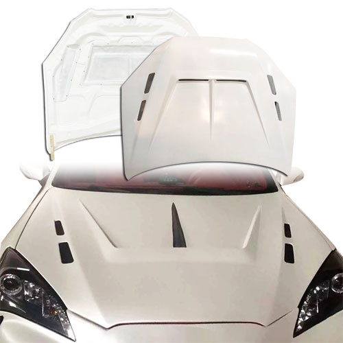 ModeloDrive FRP V-Style Hood > Hyundai Genesis 2010-2012> 2dr Coupe