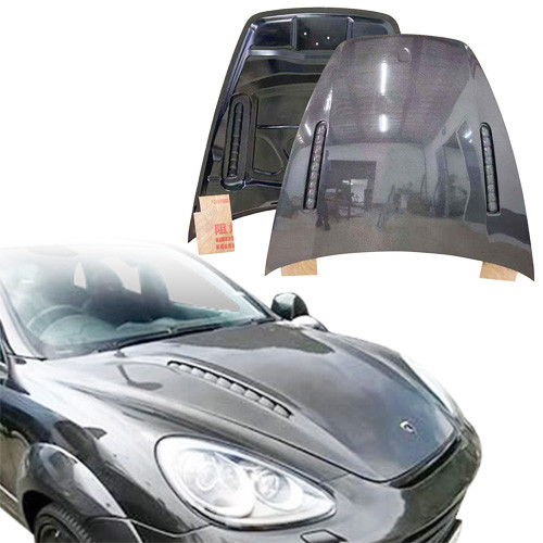 ModeloDrive Carbon Fiber LUMM Hood > Porsche Cayenne (958) 2011-2014