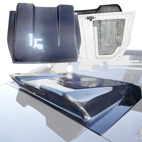 ModeloDrive Carbon Fiber PPOW Trunk Engine Lid > Toyota MR2 (SW20) 1991-1995