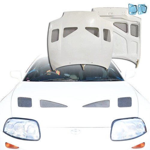 ModeloDrive FRP TRDE Hood > Toyota Supra (JZA80) 1993-1998