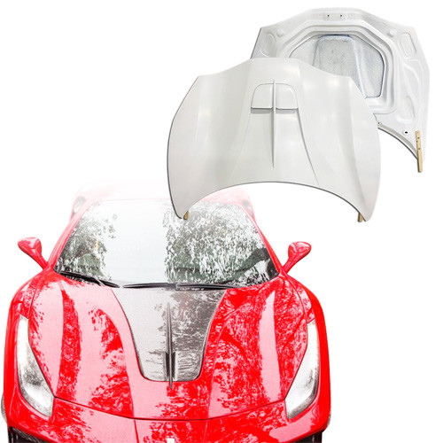 ModeloDrive FRP MDES Hood > Ferrari 488 GTB F142M 2016-2019