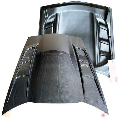 ModeloDrive Carbon Fiber JIN Hood > Chevrolet Corvette C6 2005-2013