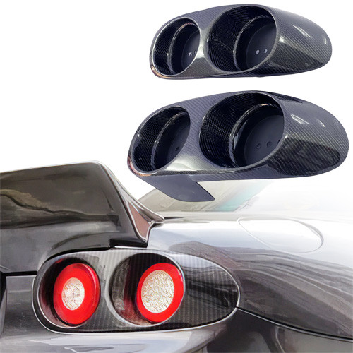 ModeloDrive Carbon Fiber QUAD Taillight Housings > Mazda Miata (NC) 2006-2015