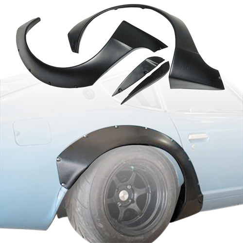 VSaero FRP TKYO Wide Body Fender Flares (rear) 100mm 4pc > Datsun 280Z S30 1975-1978 > 2 Seater (vsaero_109111)