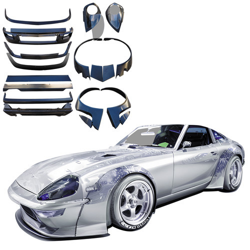 VSaero FRP TKYO Wide Body Kit > Datsun 280ZX S130 1979-1983 > 2 Seater (vsaero_109347)