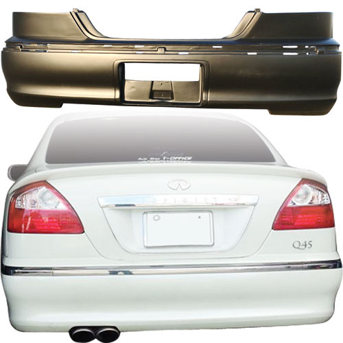 VSaero FRP JPRO Rear Bumper > Infiniti Q45 F50 Cima President 2002-2004 (vsaero_108680)
