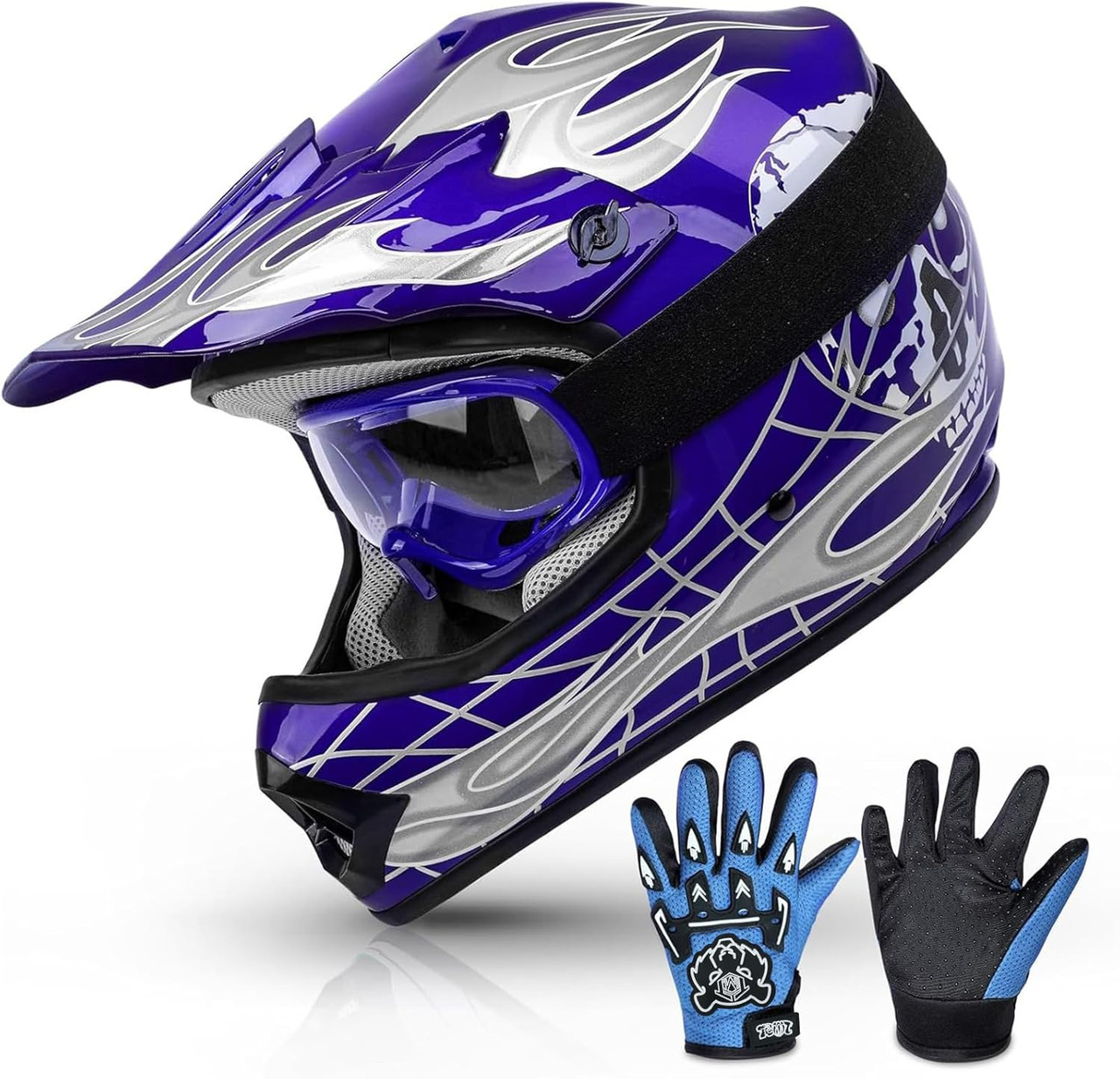 Youth DOT Dirt Bike Helmet Set | PowerSportsOutlet.us