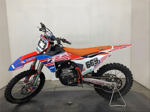 Pre-Owned 2023 KTM 450 SX-F – 450cc 4-Stroke Motocross Dirt Bike Pre-Owned 2023 KTM 450 SX-F – 450cc 4-Stroke Motocross Dirt Bike
