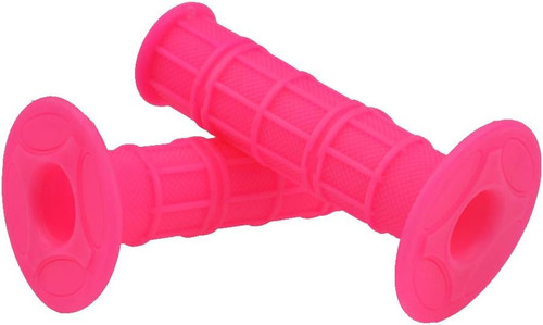 22mm 7/8" Universal Motorcycle Rubber Handlebar Grips Compatible with KLX SDG XR CRF 70cc 50cc PW 80 KLX110 SDG SSR YZF WRF KXF TTR RMZ Motocross Dirt Pit Bike Red Parts