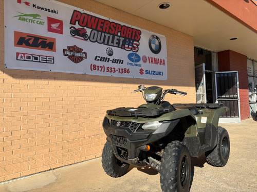 Pre-Owned 2022 Suzuki KingQuad 500AXi Power Steering – Tough, Smooth & Trail-Ready Utility ATV