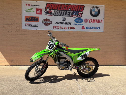 Pre-Owned 2023 Kawasaki KX450 Motocross Dirt Bike 449cc Fuel Injected