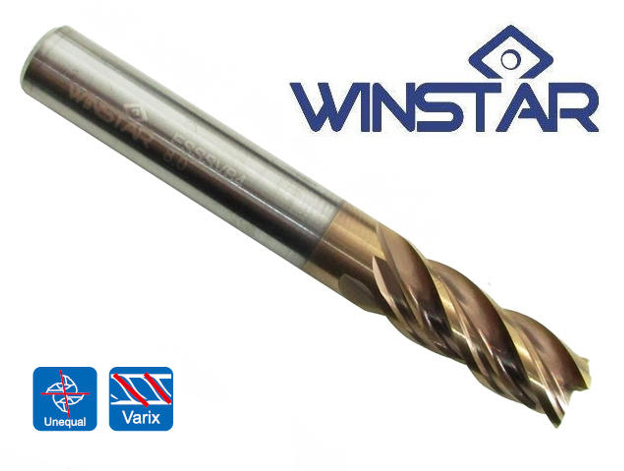 4mm CARBIDE END MILL VARIABLE (0.4µm SS and steel) V530