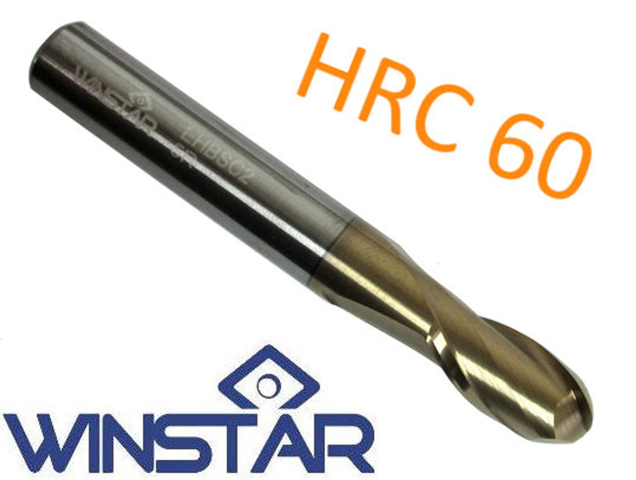 10mm Hard Cut 2 Flute Ball (Winstar)