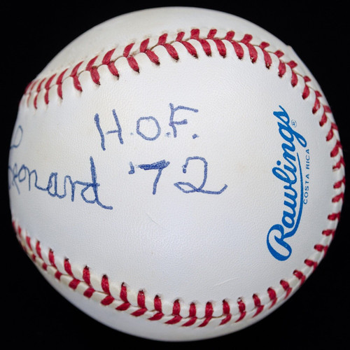 Walter Buck Leonard HOF 72 Signed Autographed OAL Baseball JSA COA