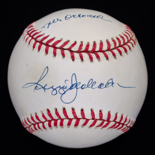 UDA Reggie Jackson Mr. October Signed OAL Baseball Upper Deck Holo