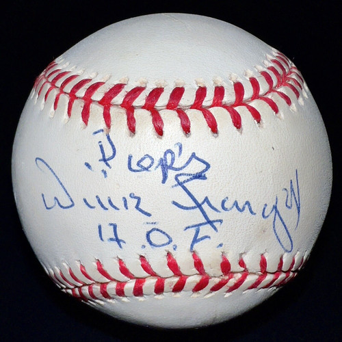 Willie Stargell Pops HOF Signed ONL Baseball Rare Inscription! JSA COA #AN33322