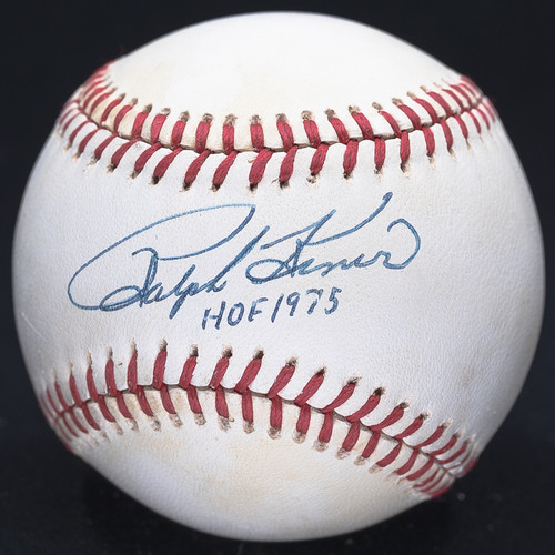 Ralph Kiner HOF 1975 Signed Official National League Baseball JSA COA #CI52663