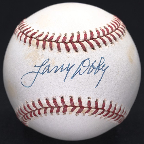 Larry Doby Signed Official American League Baseball JSA COA