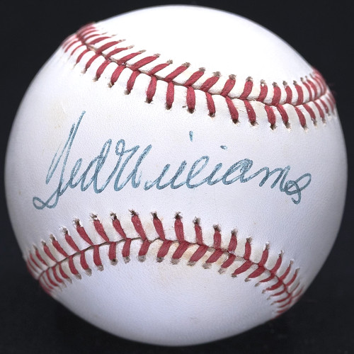Ted Williams Signed Official American League Baseball JSA LOA #ZZ75003