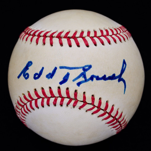 RARE Edd Roush Single Signed Autographed ONL Baseball JSA Certified #X79620