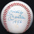 Triple Crown Signed OAL Baseball Mickey Mantle 1956 Ted Williams JSA LOA