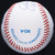 Joe DiMaggio 361 HR's Signed Official American League Logo Baseball JSA LOA