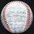 1955 Yankees Team Signed Baseball Mickey Mantle Casey Stengel PSA/DNA Graded 8!