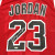 1990s Michael Jordan Signed Red Champion Swingman Chicago Bulls Jersey UDA Holo