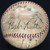 1932 Yankees World Series Champion Signed Baseball Babe Ruth Lou Gehrig JSA LOA