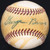Only Known George Burns Single Signed OAL Baseball 1926 AL MVP! JSA/BAS LOAs