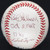 World Series Strikeout Records Signed Baseball Sandy Koufax Bob Gibson Carl Erskine 1/1 PSA