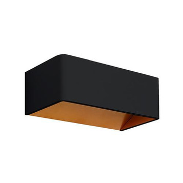 Small Black & Gold Wall Light