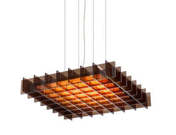 Pendant Grid 1x1 Bronze