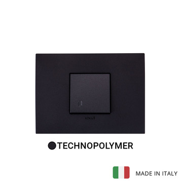 Arke 1 Gang Switch - Black