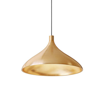 Pendant Swell XL Single Wide Brass / Brass
