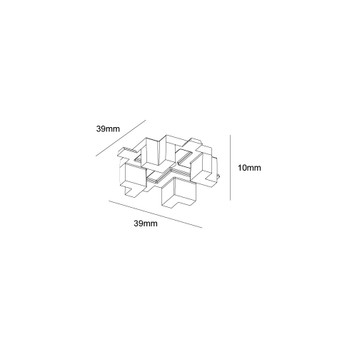 X Shape Physical Joiner 