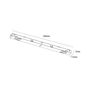 Straight Power Joiner Black