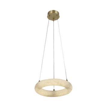 Archilight Alabaster - Stone Halo Pendant 340
