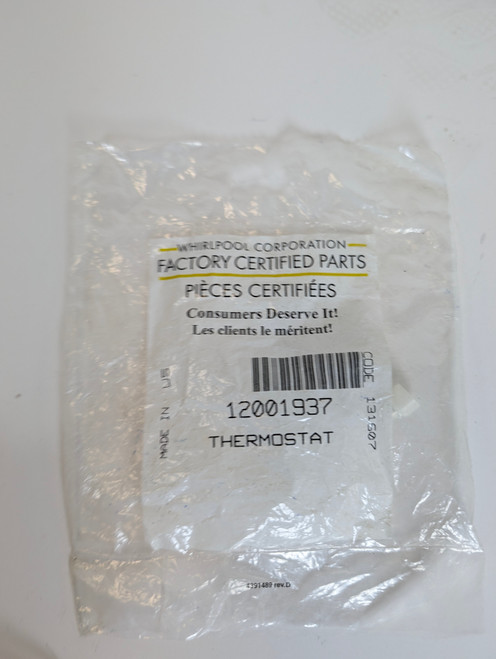 12001937 Whirlpool Maytag Amana Refrigerator Defrost Thermostat Kit