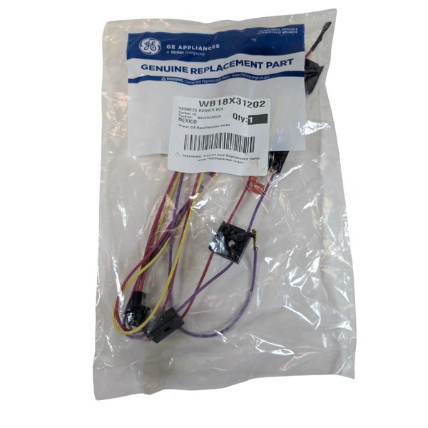 WB18X31202 OEM GE Range Oven Spark Ignition Switch Harness