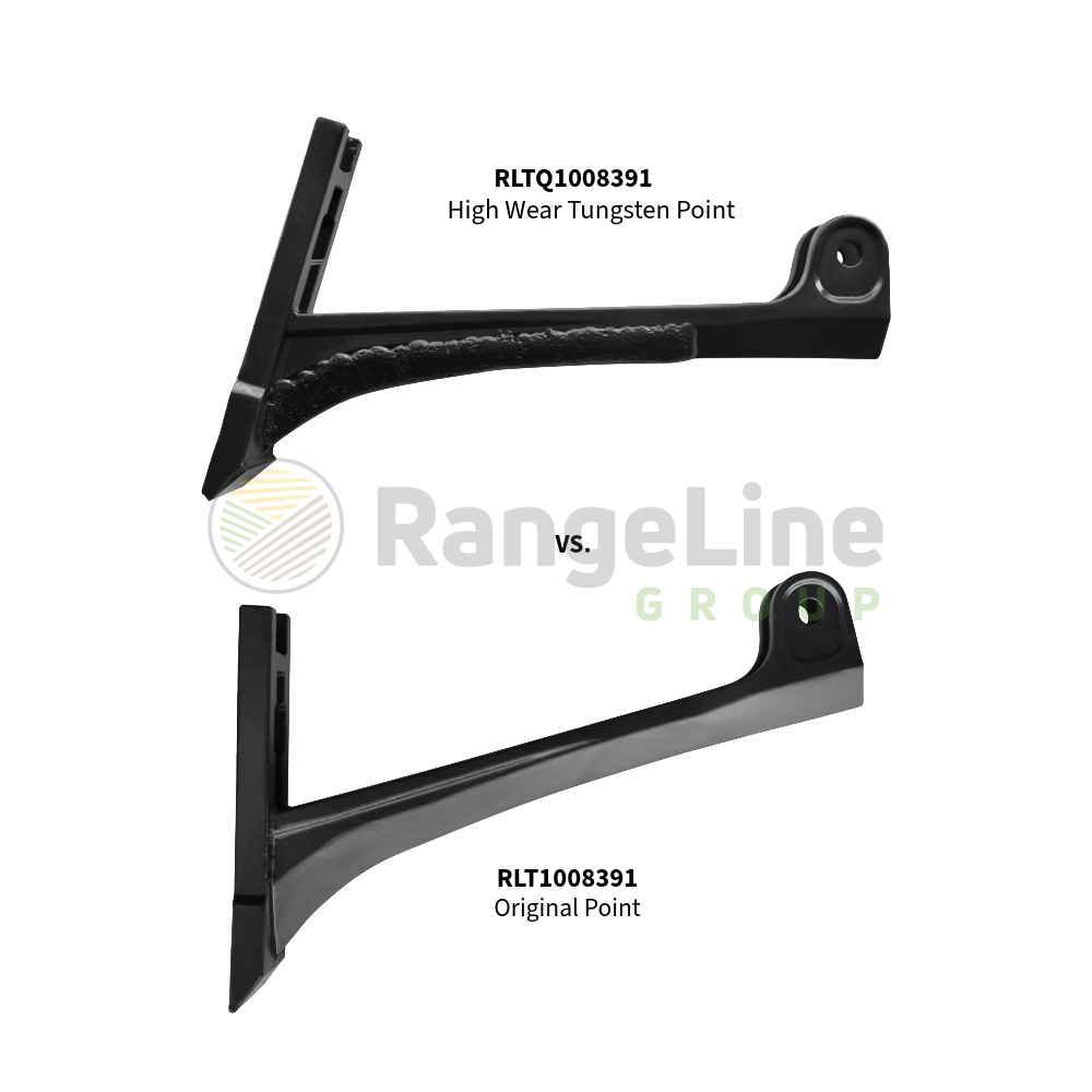 High Wear Tungsten Hardfaced Rock Point, to fit Krause Gladiator