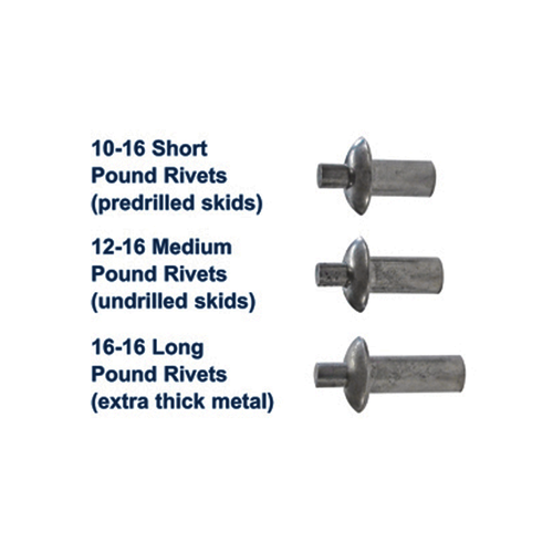 16-16 Long Pound Rivets, 50 Pk 16-16 Long Pound Rivets, 50 Pk