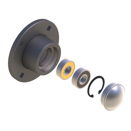 Closing Wheel Hub for Martin, Single Row Bearings Closing Wheel Hub for Martin, Single Row Bearings